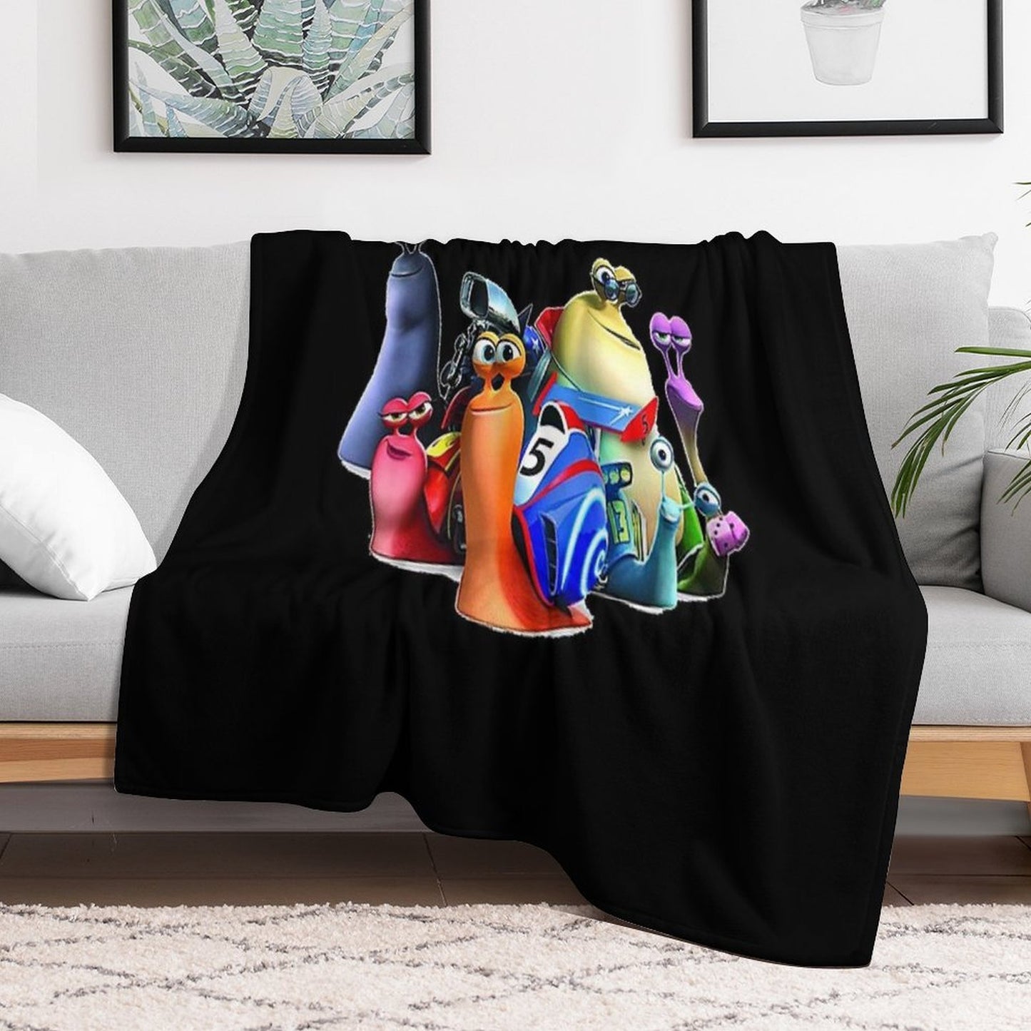 Snail Turbo Throw Blanket