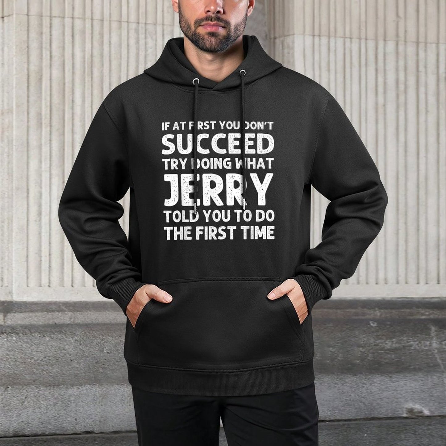JERRY Gift Name Personalized Birthday Funny Christmas Joke Casual Wear Hoodie
