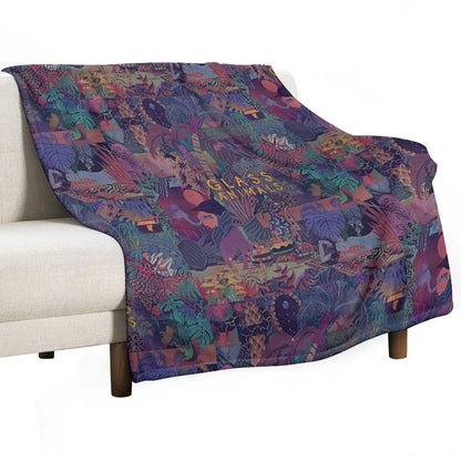 Glass Animals Zaba Throw Blanket