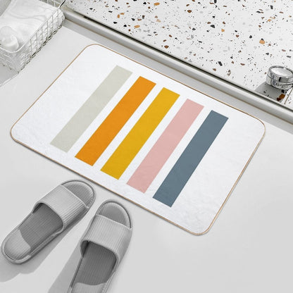 Mid- Century Modern  Happiness Bath Mat