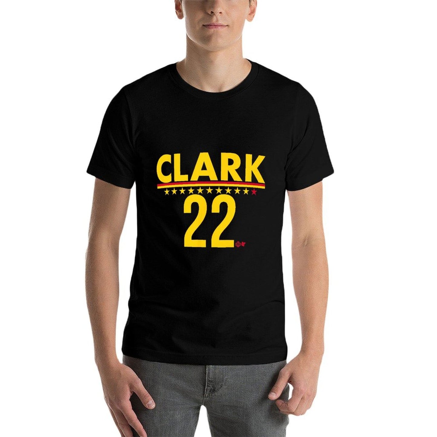 BreakingT Caitlin Clark IND 22 - Indiana Basketball, Small, Blue  Tagless Design T-Shirt