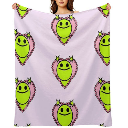 Dottie Green Alien Throw Blanket