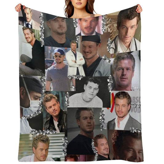 Mark Sloan Collage Throw Blanket