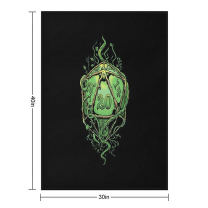 D20 of Growth Throw Blanket