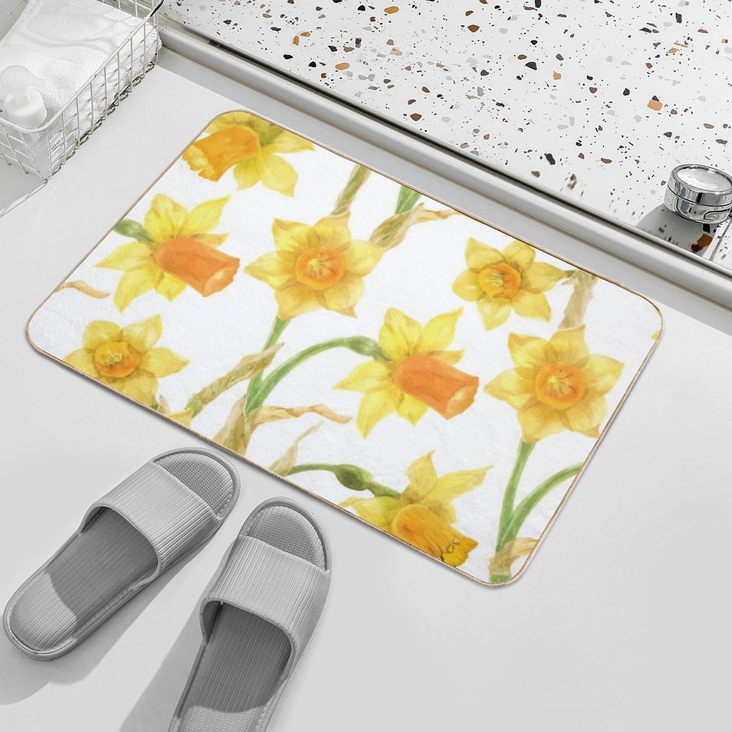 Daffodils Bath Mat