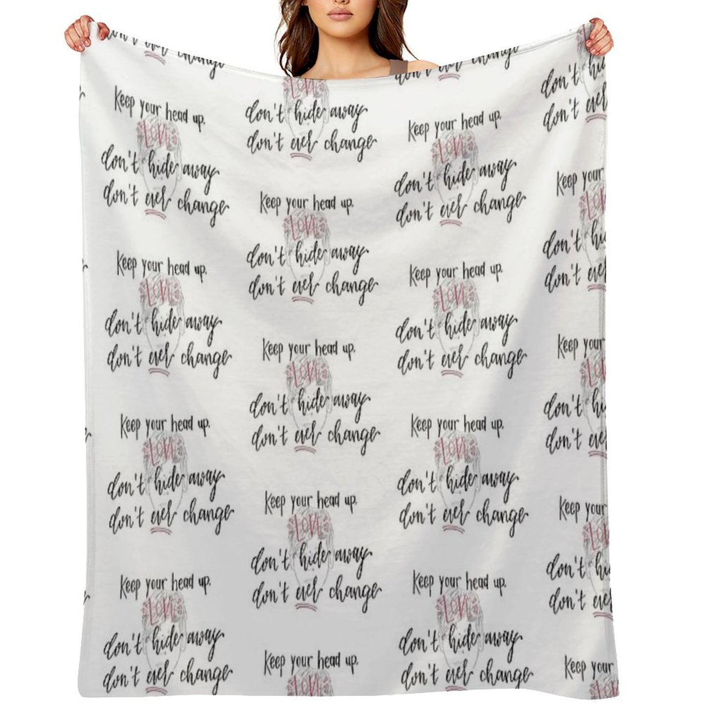 Perfect Now by LouisT - Digital Lettering Throw Blanket