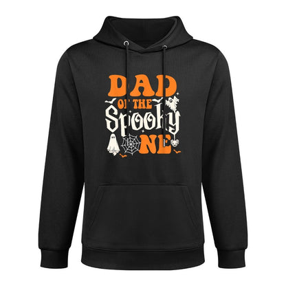 Dad of The Spooky One Girl Boy First Birthday Halloween Breathable Fabric Hoodie