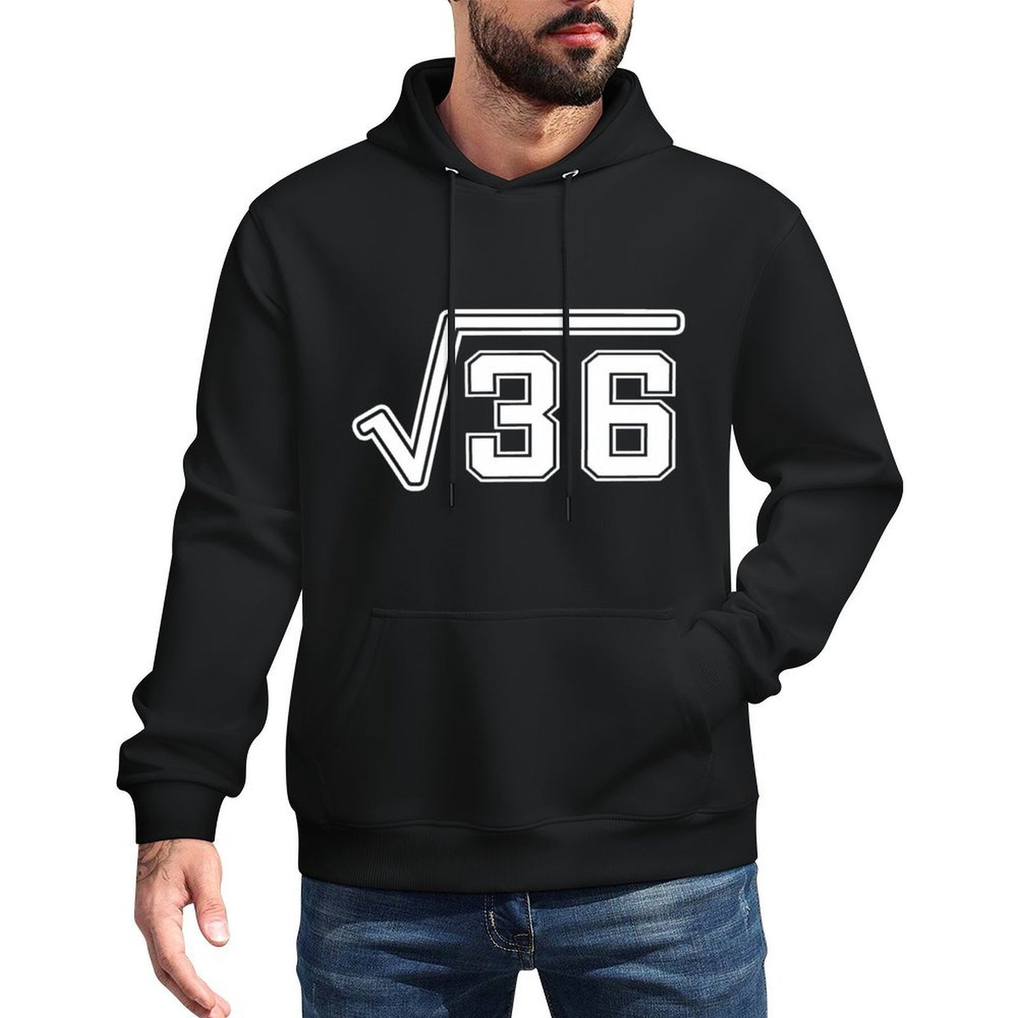 6 7 Meme Couple Square Root 36 49 Funny 67 Christmas Shrink-Resistant Hoodie