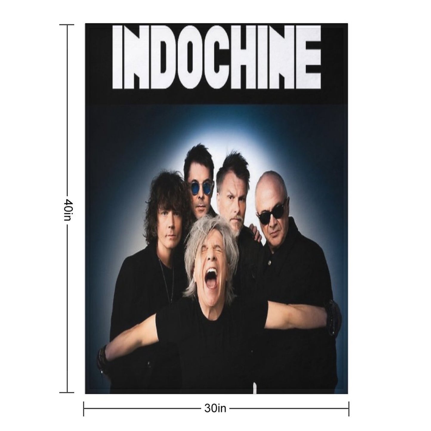Tour Indochine 2021 Tokaug Throw Blanket