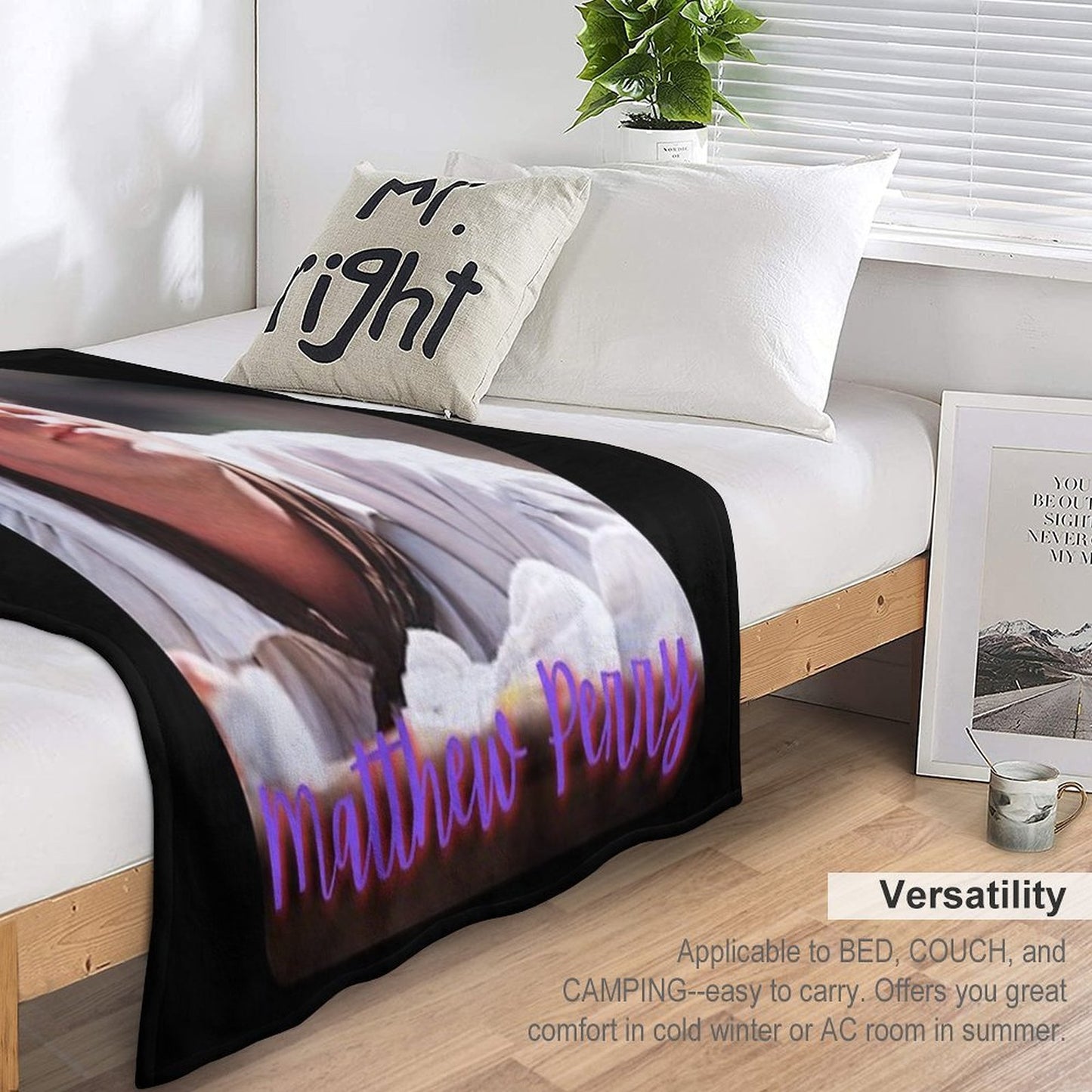 Matthew Perry Throw Blanket