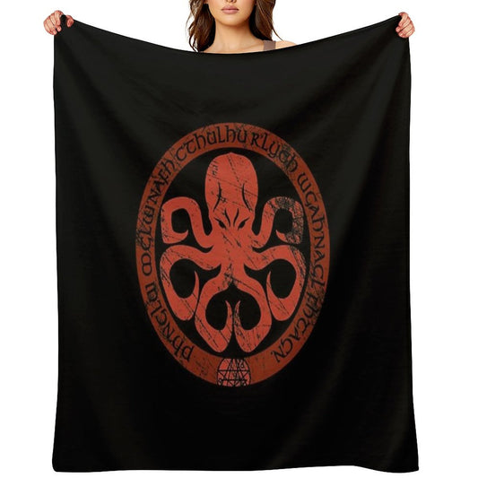 Seal of Cthulhu Throw Blanket