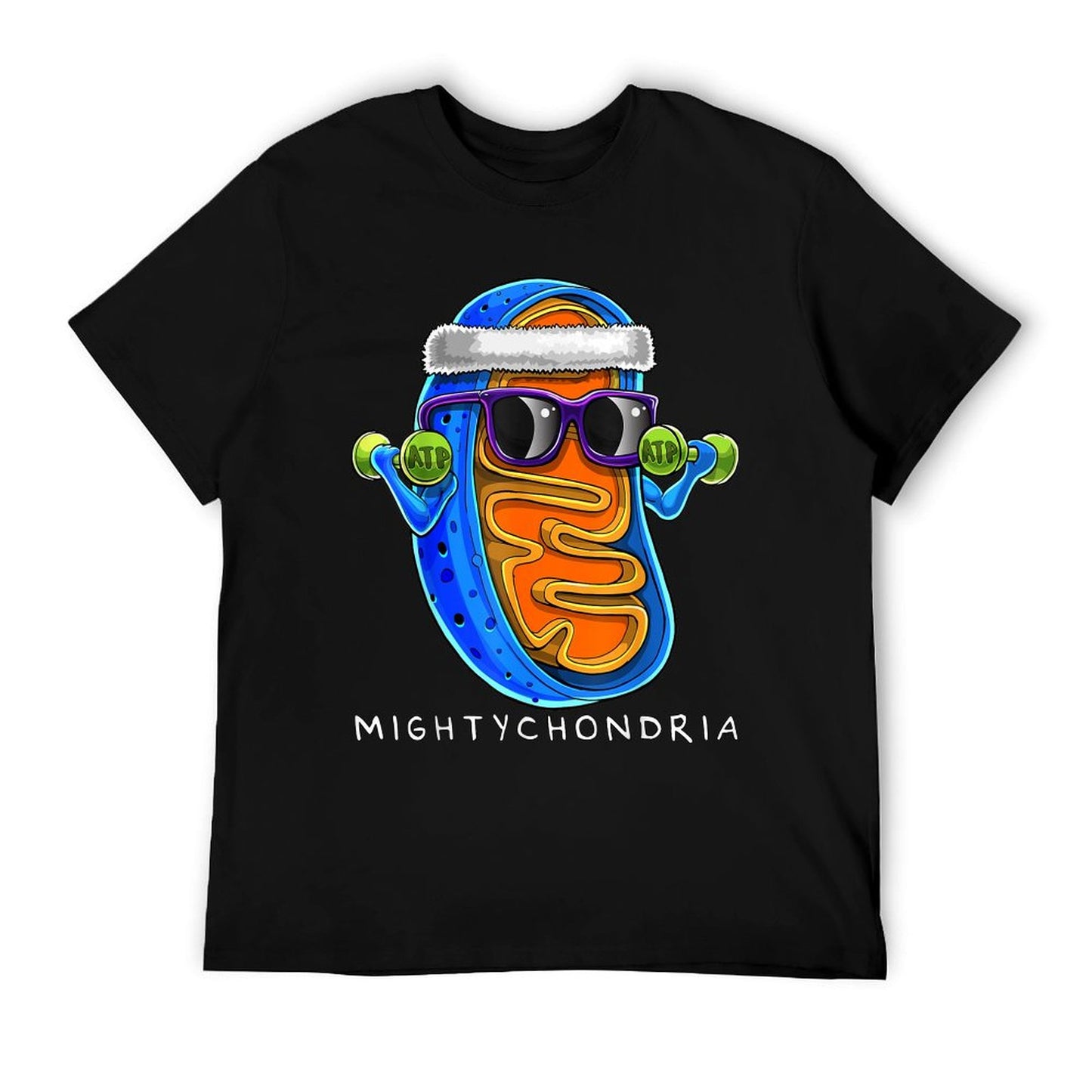 Mightychondria Cellular Biology Science Teacher Funny Gift T-Shirt