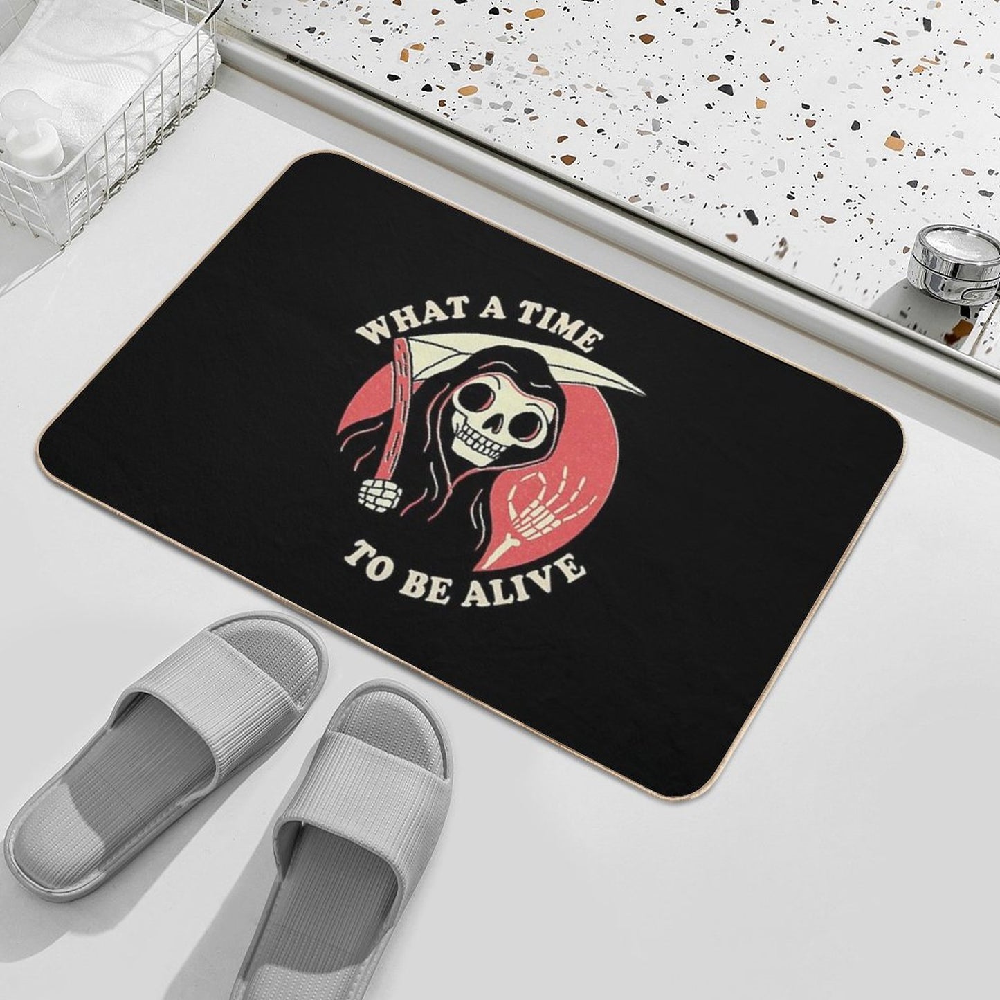 What A Time To Be Alive Bath Mat