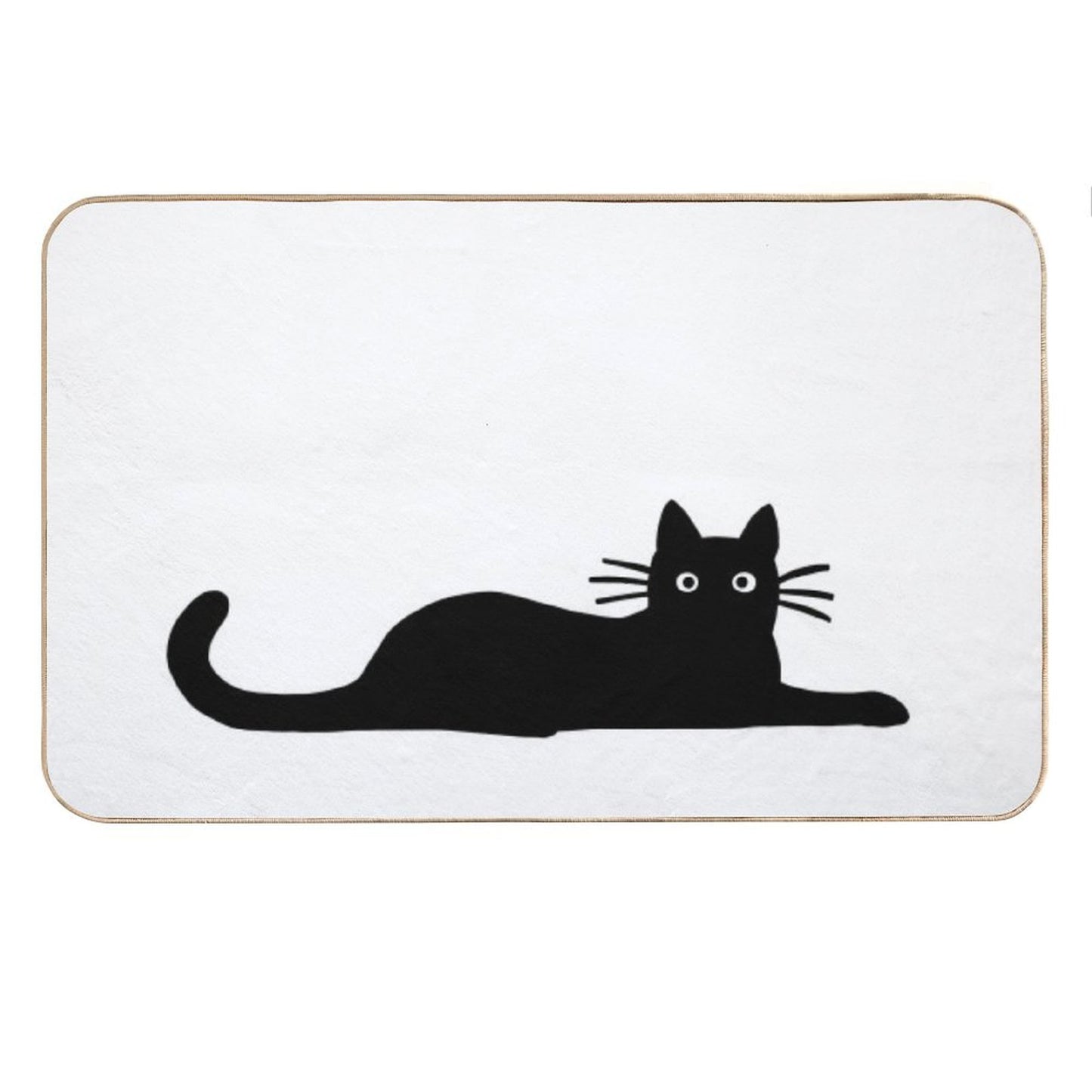 Black Cat Bath Mat