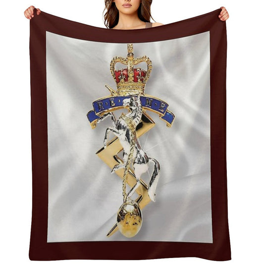 REME Badge (ROYAL ELECTRICAL MECHANICAL ENGINEERS) Throw Blanket