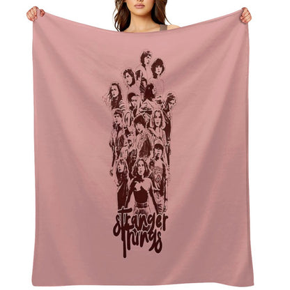 3 Times Stranger Throw Blanket