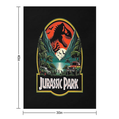 Jurassic Park Throw Blanket