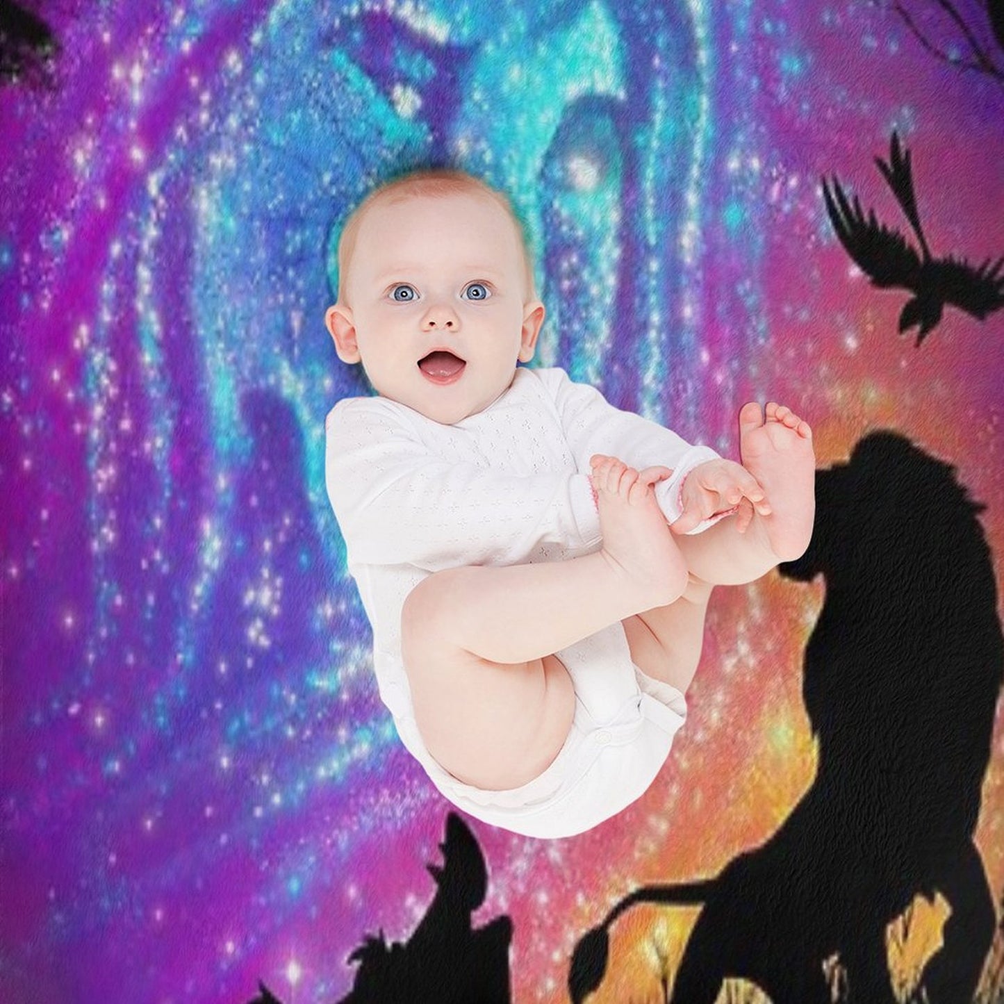 He Lives In You Throw Blanket