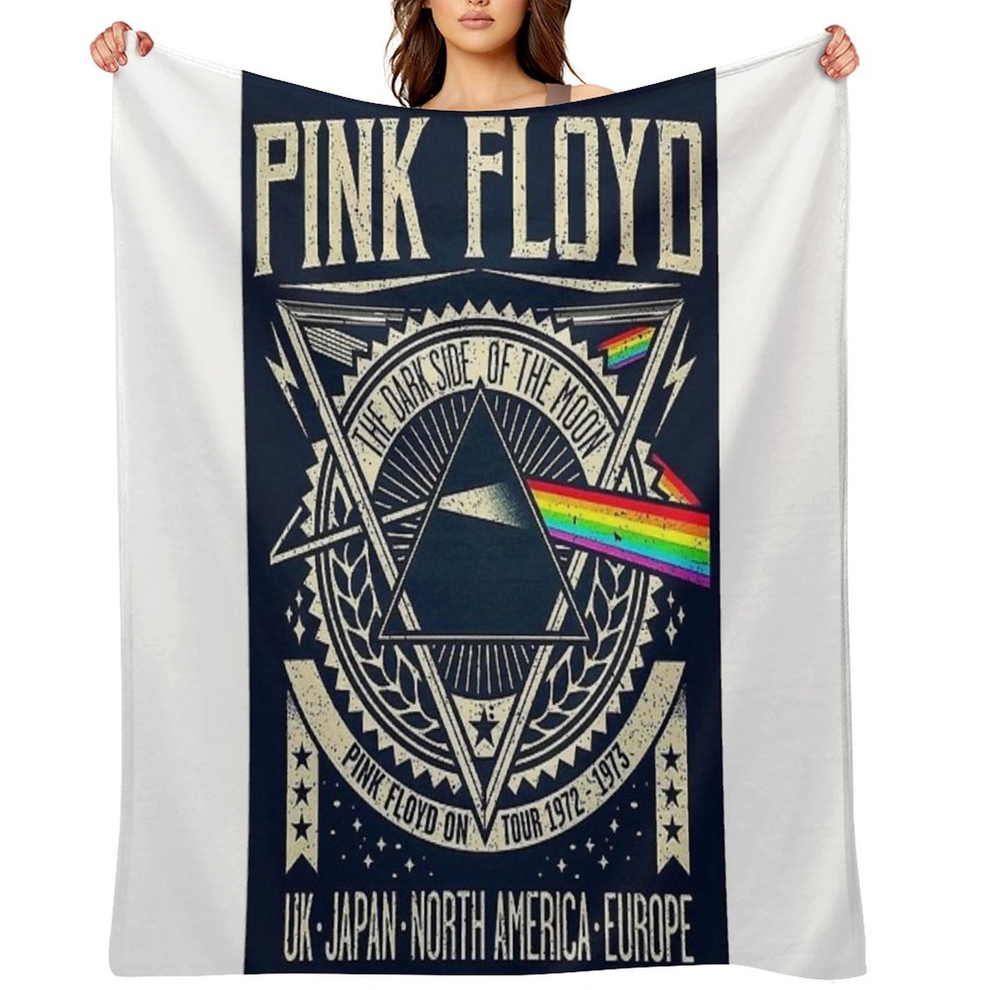 Tour Musical - The Drack Side Of The Moon Poster Throw Blanket
