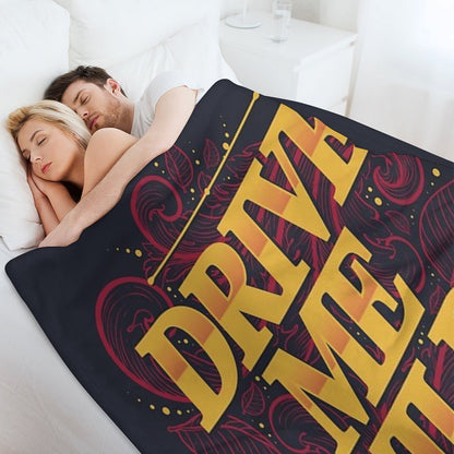 DRIVE ME WILD Throw Blanket