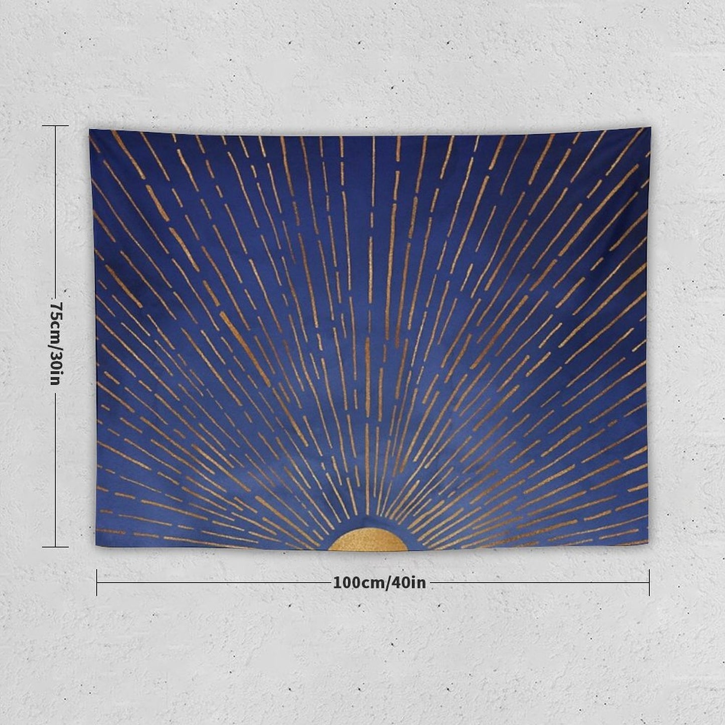 Indigo Sunset Tapestry