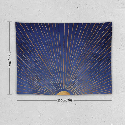 Indigo Sunset Tapestry