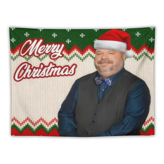 Bertram's Greetings Merry Christmas Tapestry