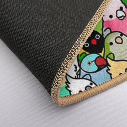 Everybirdy Pattern 2023 Bath Mat