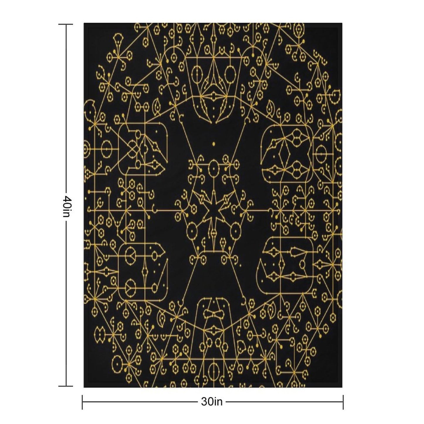 Path of Exile Passive Skill Tree Throw Blanket