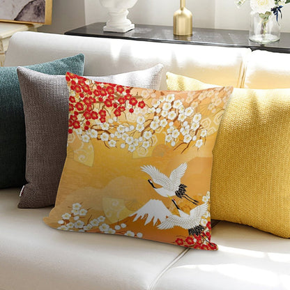 Beautiful Kimono of Japan Soft Anti-Pilling Throw Pillow