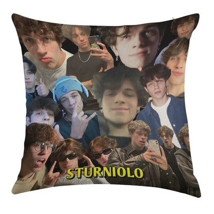 Sturniolo Triplets Iconic Linen Throw Pillow Cover