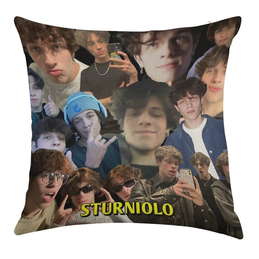 Sturniolo Triplets Iconic Linen Throw Pillow Cover
