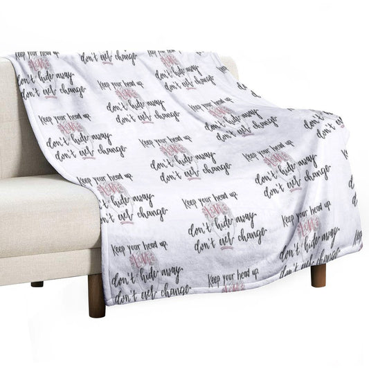 Perfect Now by LouisT - Digital Lettering Throw Blanket