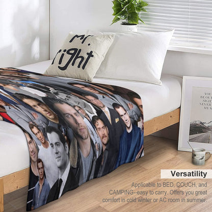 Henry Cavill Throw Blanket
