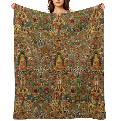 Buddha Throw Blanket