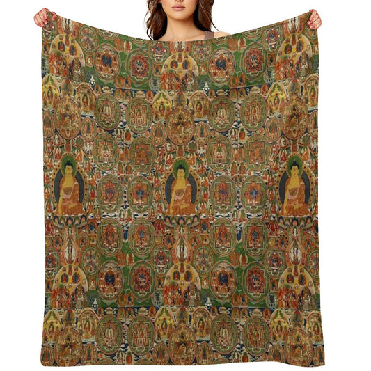 Buddha Throw Blanket