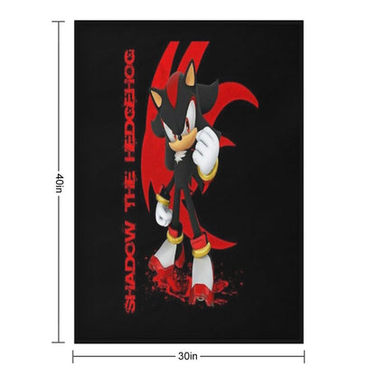 Shadow The Hedgehog Throw Blanket