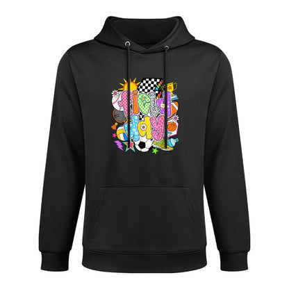 Field Day Fun Day Let The Games Begin Field Trip Teacher Kid Cotton-Polyester Blend Hoodie