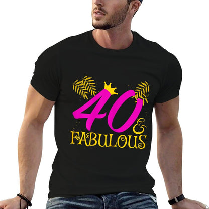Womens 40th Birthday Gifts Women 40th Birthday Women 40th Birthday  Easy-care T-Shirt