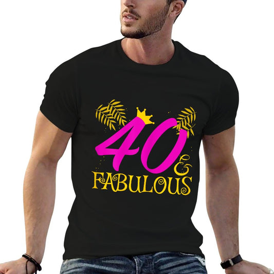 Womens 40th Birthday Gifts Women 40th Birthday Women 40th Birthday  Easy-care T-Shirt