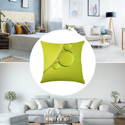 Simply Lime Linen Throw Pillow Cover