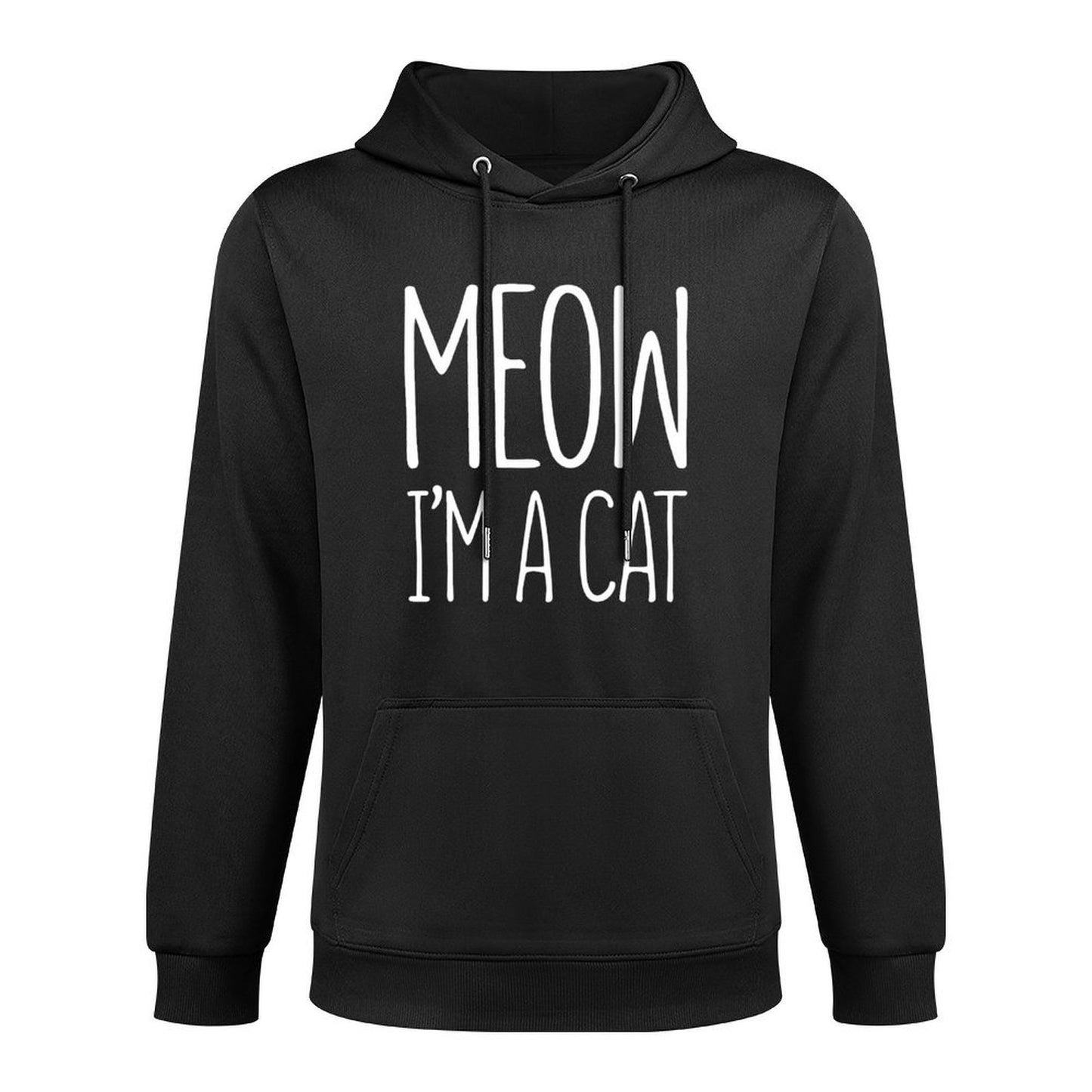 Meow Im A Cat Adult Kids Halloween Cat Costume Medium-Weight Fabric Hoodie