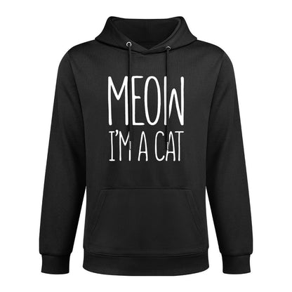Meow Im A Cat Adult Kids Halloween Cat Costume Medium-Weight Fabric Hoodie