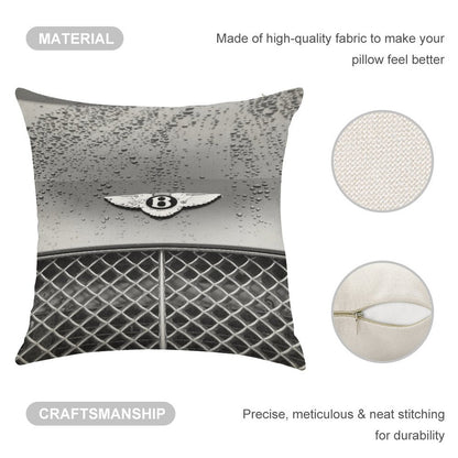 Bentley Grill Linen Throw Pillow Cover