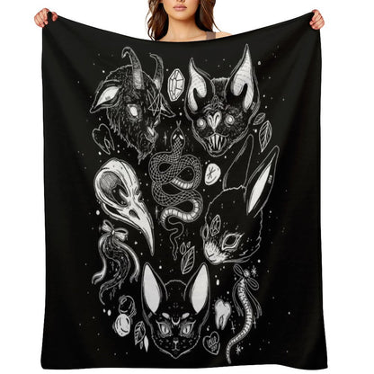 FAMILIAR SPIRITS Throw Blanket