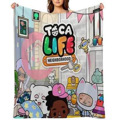 Toca Boca Life Throw Blanket