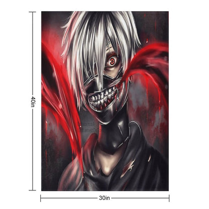 Kaneki Ken Throw Blanket