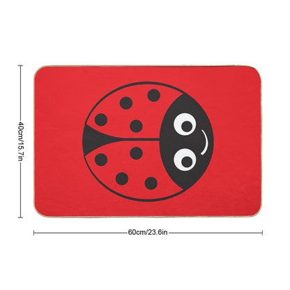 Miss Ladybug Bath Mat