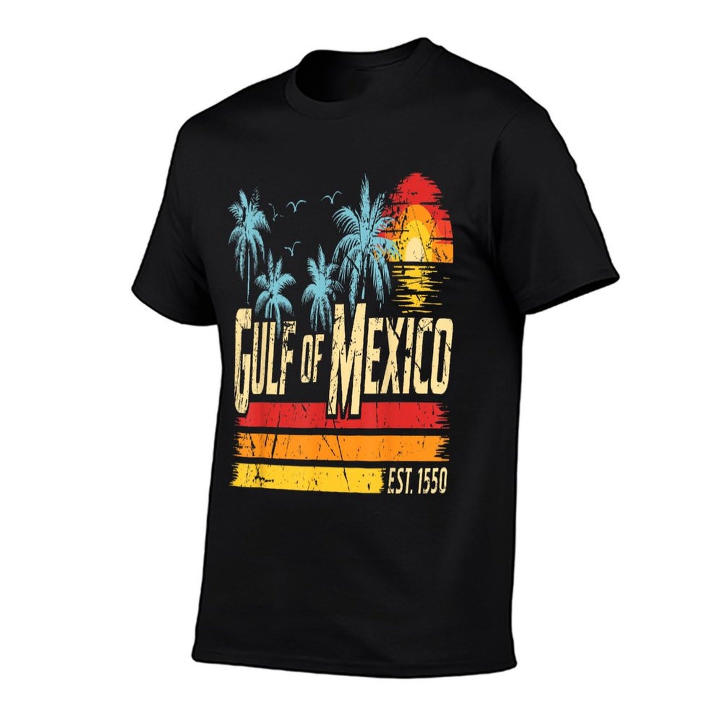 Gulf of Mexico Forever Retro Vintage Beach Mens Women T-Shirt