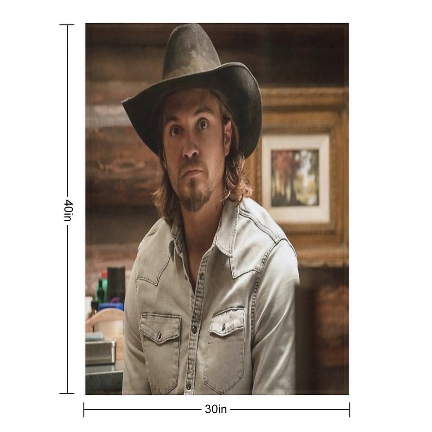 Kayce Dutton Throw Blanket